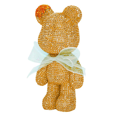 Алмазная мозаика Мишка Шайни Fun and Done золотой Михи Михи MM54626 1